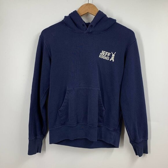 Uniqlo x Jeff Koons Women's Chrome‎ Balloon Rabbit Graphic Sweatshirt Size XS - Picture 1 of 13